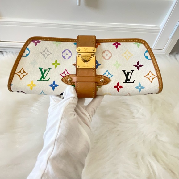 ❤️ SOLD‼️ Louis Vuitton Shirley Monogram White Multicolor - Picture 5 of 17